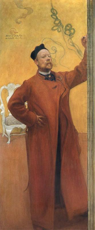 Carl Larsson In front of the mirror china oil painting image